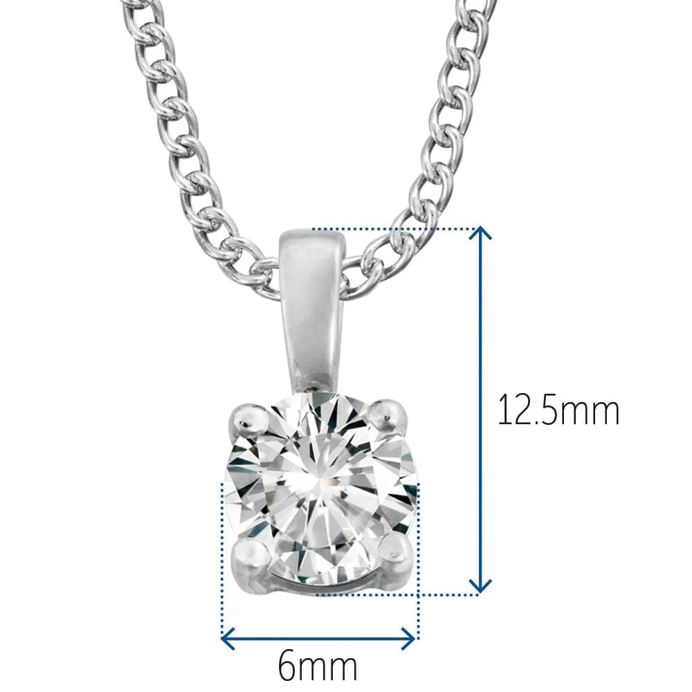 1 ct. Solitaire Pendant