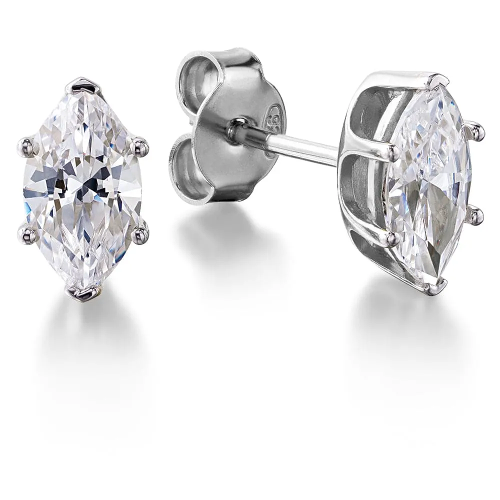 1.5 ct. t.w. Marquise Stud Earrings