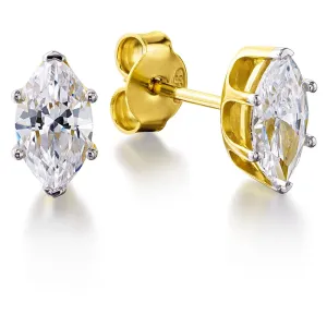 1.5 ct. t.w. Marquise Stud Earrings