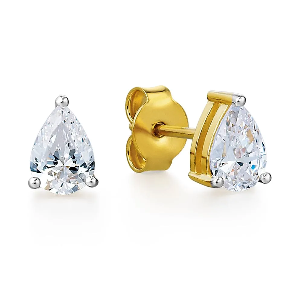 1.5 ct. t.w. Pear Cut Stud Earrings