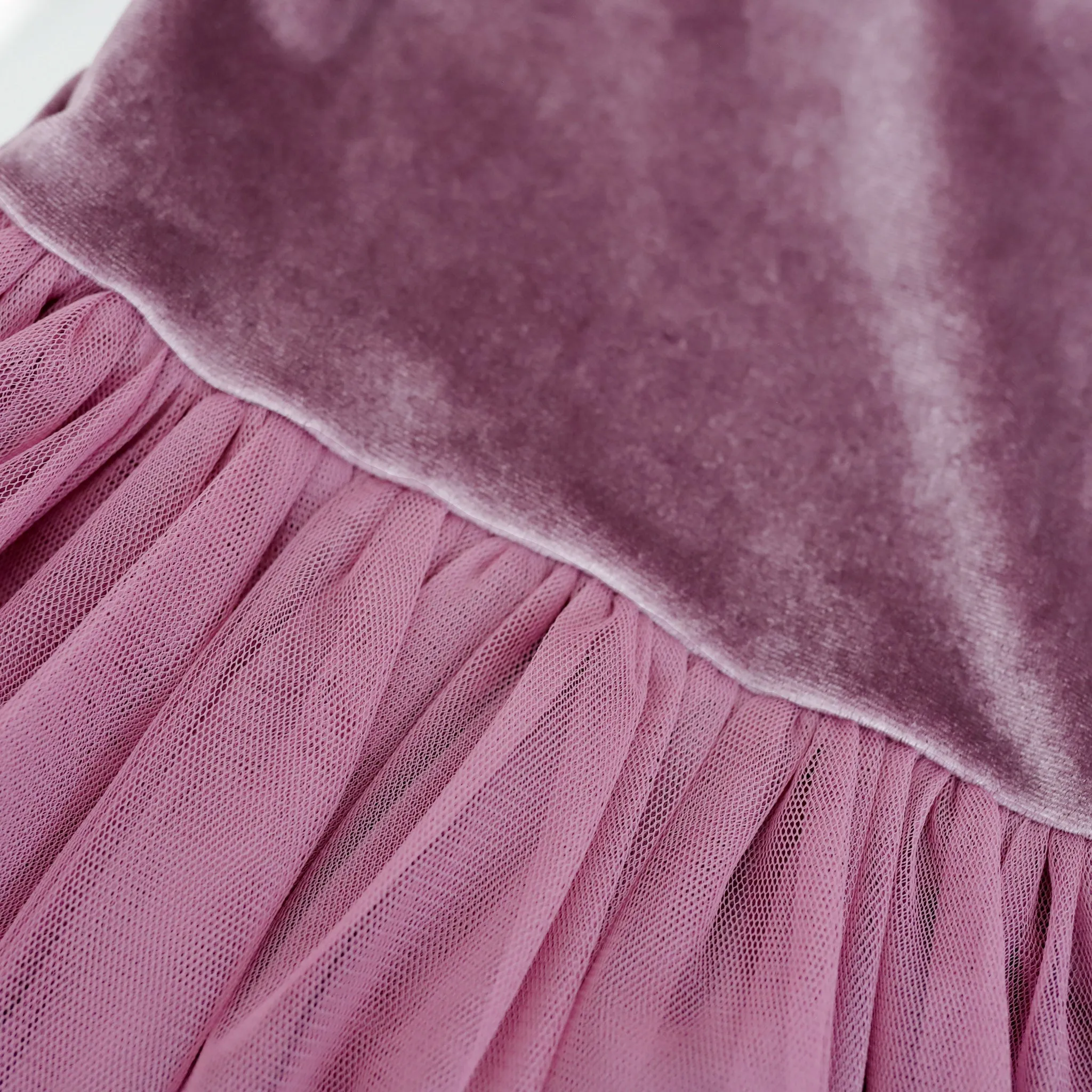 Amethyst Velvet Tutu Dress