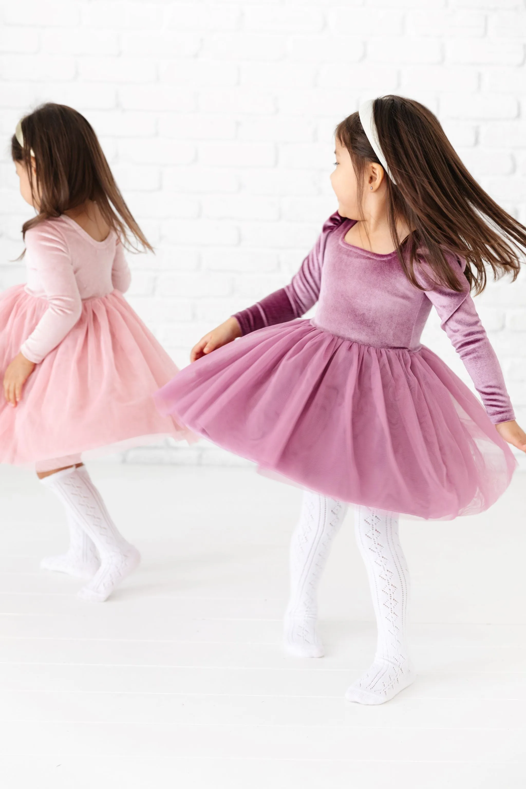 Amethyst Velvet Tutu Dress