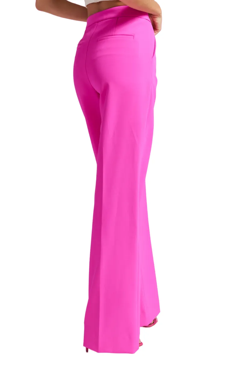 Ashton Crepe Pants - Magenta