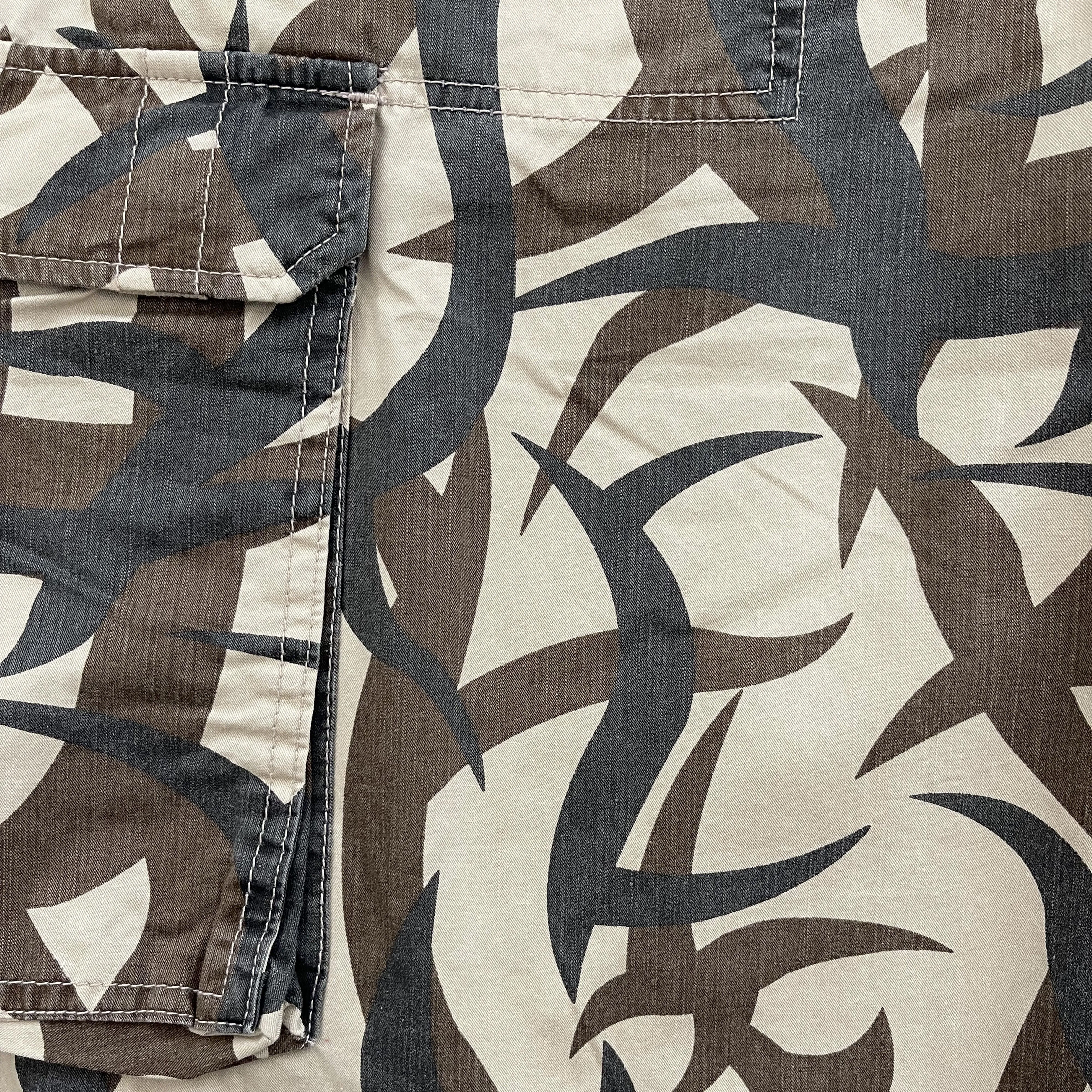 Bape Tribal Cargo Shorts - L