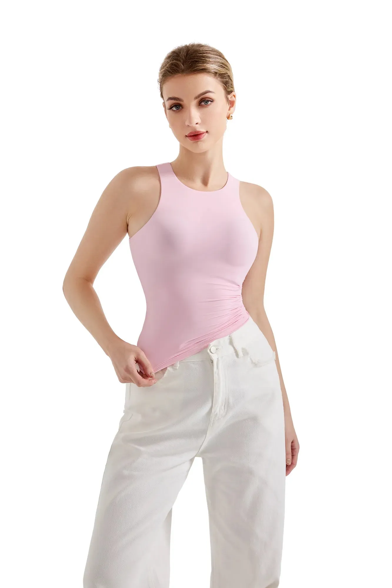 Buttery Soft High Neck Tank Top