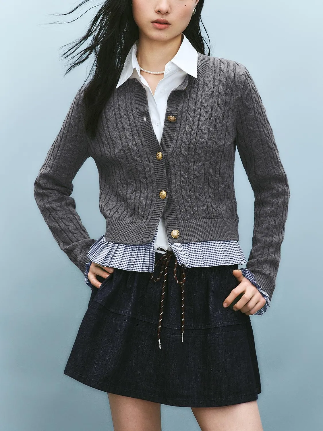 Cable Knitted Cardigans