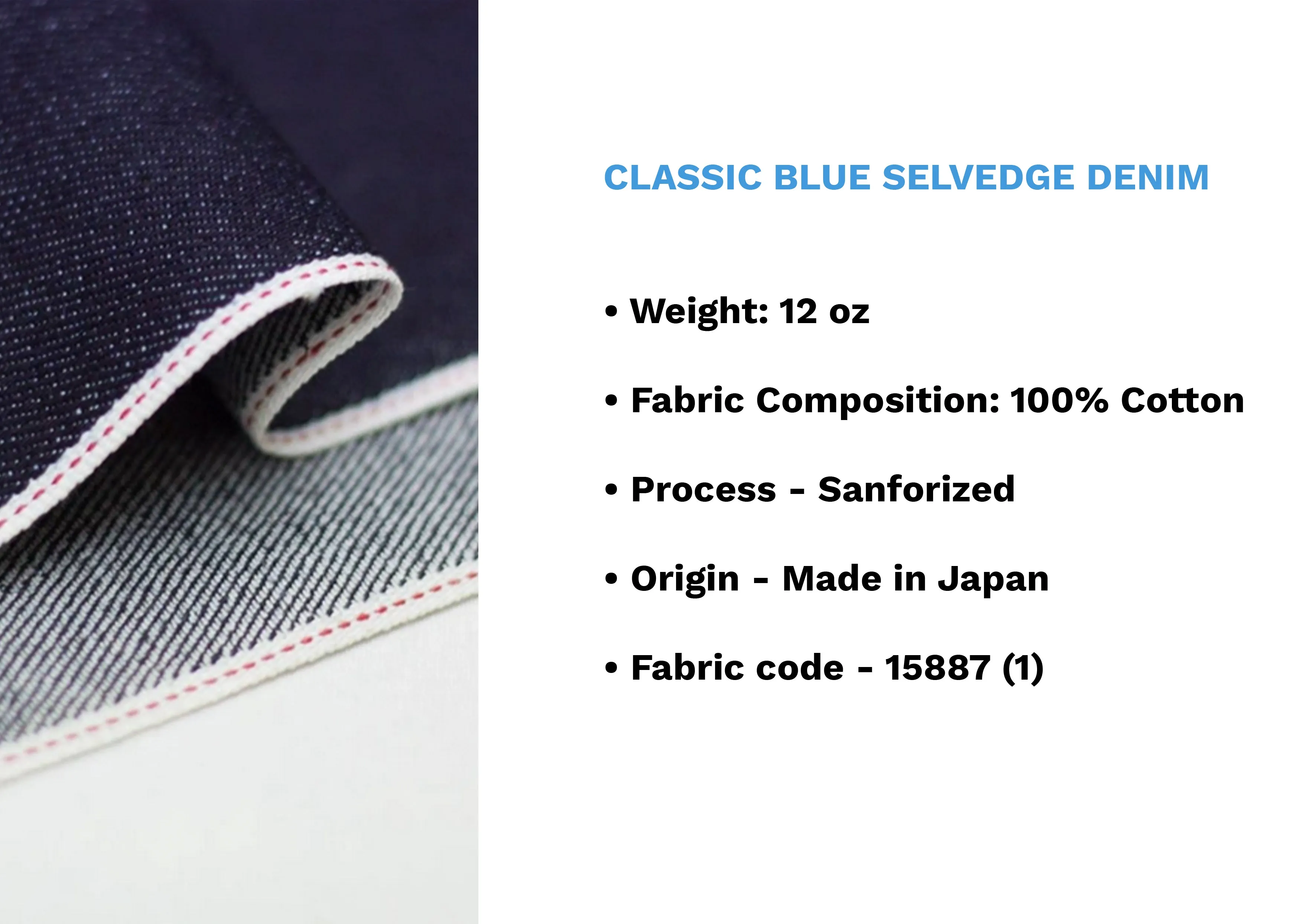 CLASSIC BLUE SELVEDGE DENIM