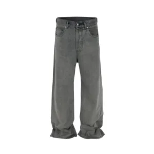 Classic Gray Straight Leg Jeans