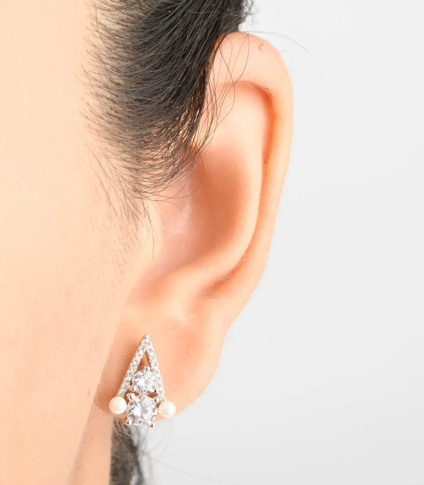 Conical Crystals Tops (Silver)