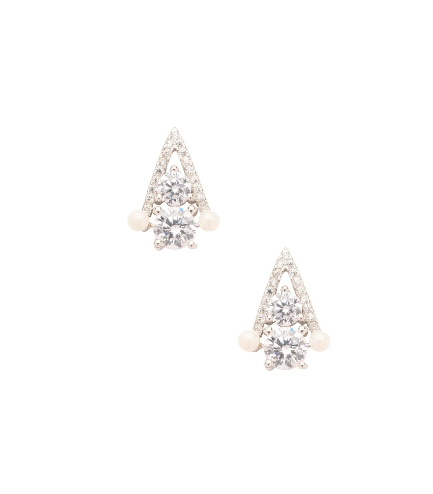 Conical Crystals Tops (Silver)