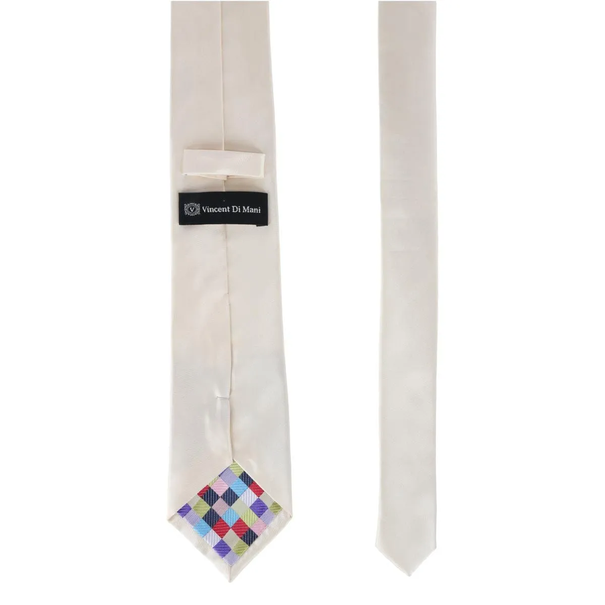 CTM® Men's Classic Solid Tie