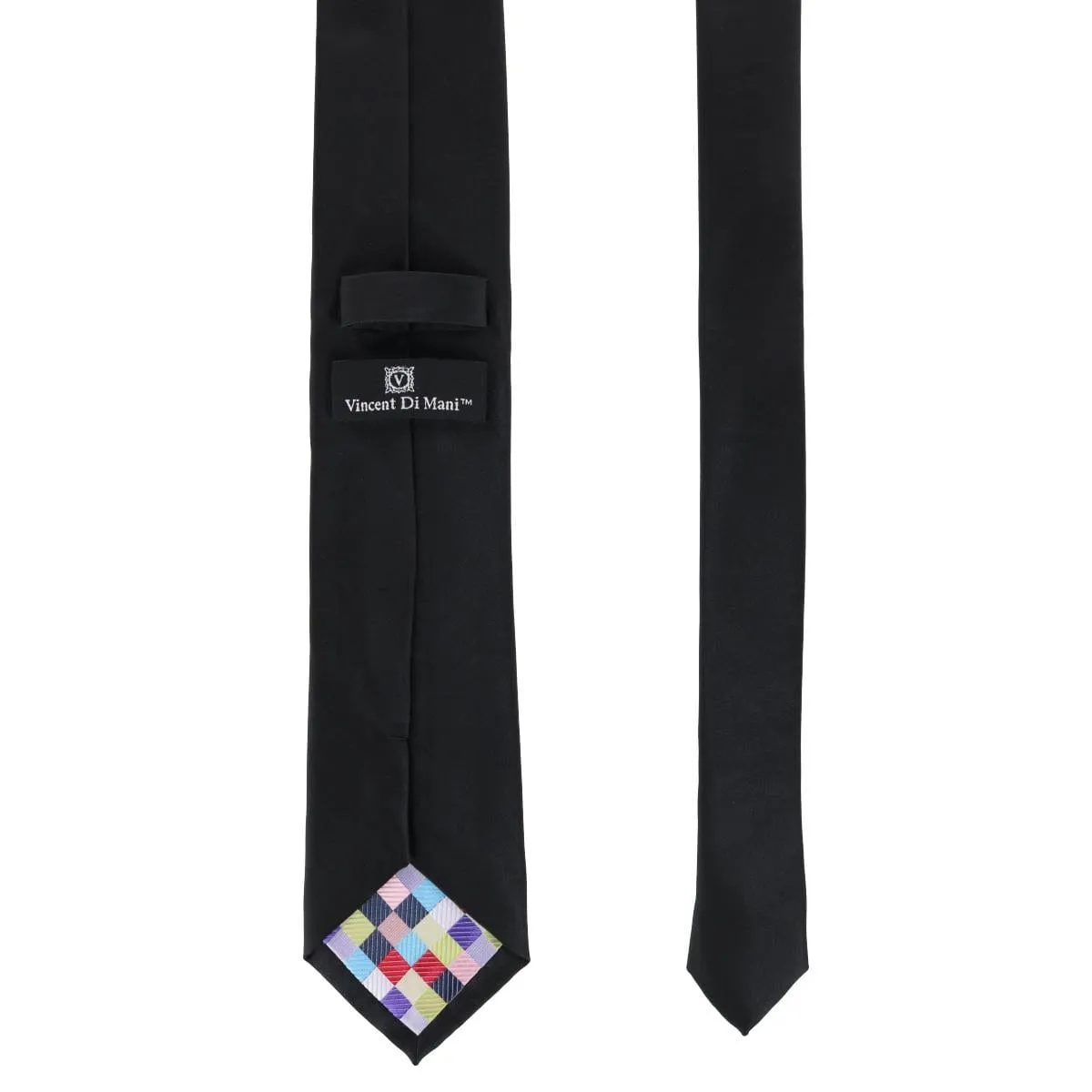 CTM® Men's Classic Solid Tie