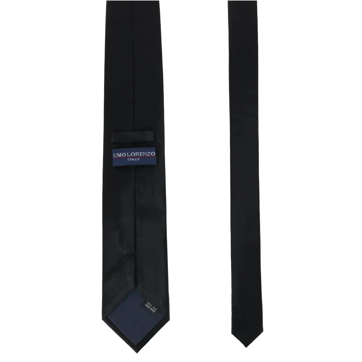 CTM® Men's Silk Solid Tie