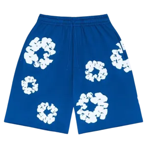 Denim Tears The Cotton Wreath Shorts 'Blue'