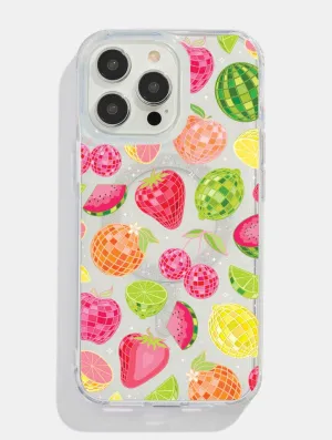 Disco Fruit Salad Glitter MagSafe iPhone Case