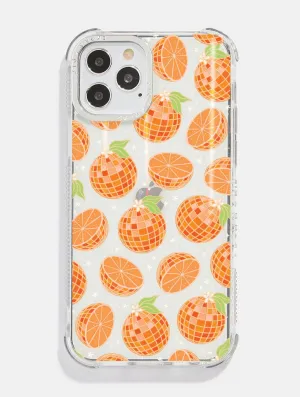 Disco Oranges Shock iPhone Case