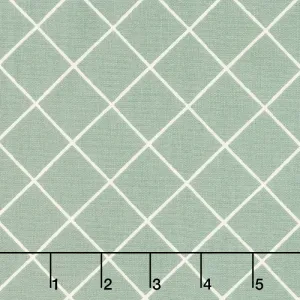 Elegance - Plaid Essential Sage Yardage