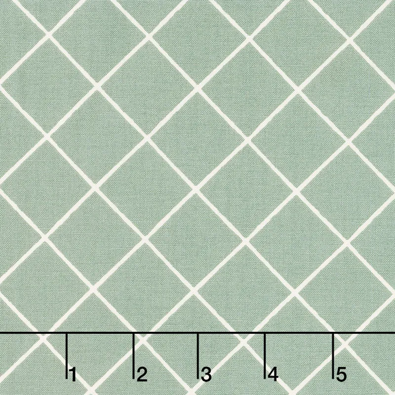 Elegance - Plaid Essential Sage Yardage