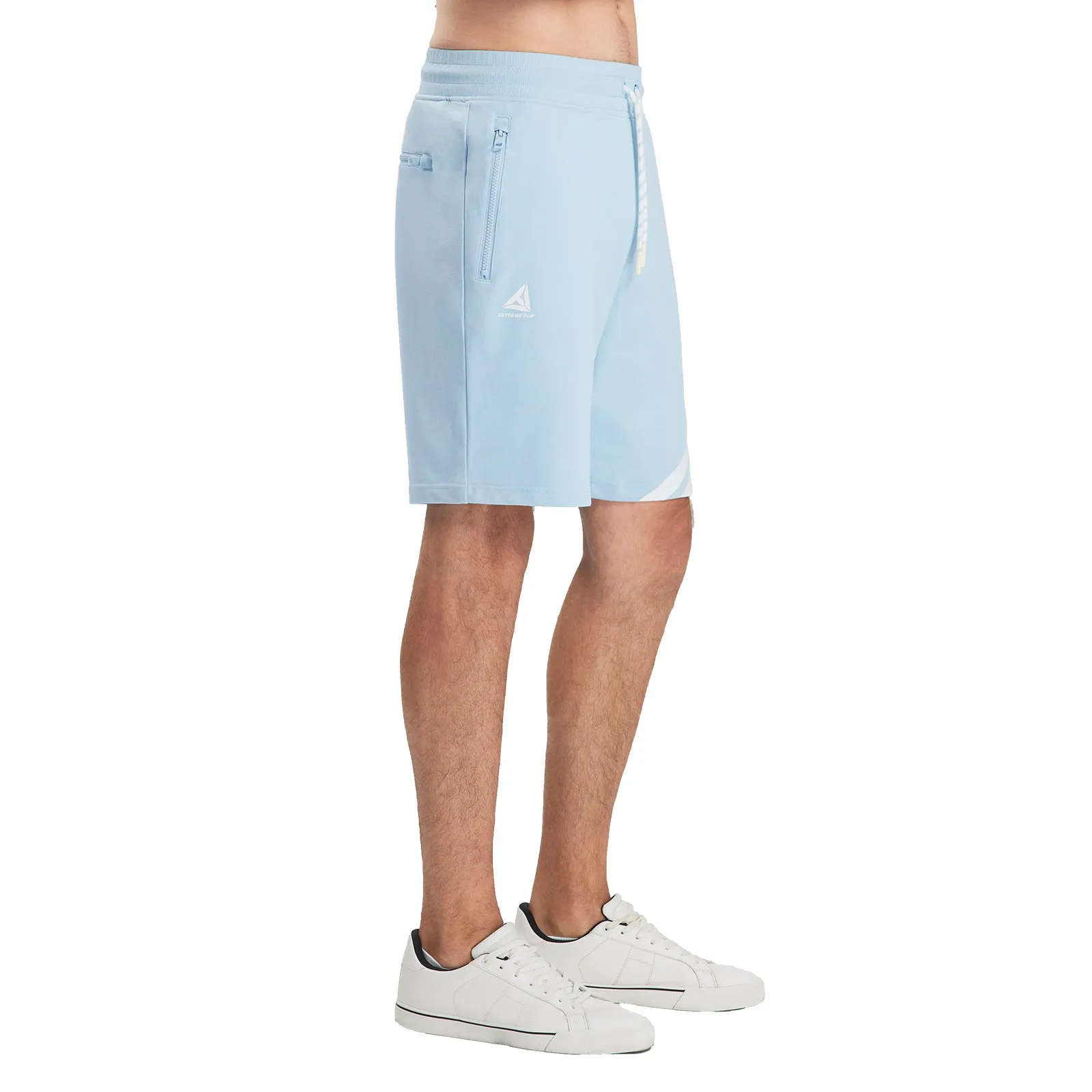 Extreme Pop Mens Sports Shorts with pokets in cotton French Terry XS-XXXL MP7003