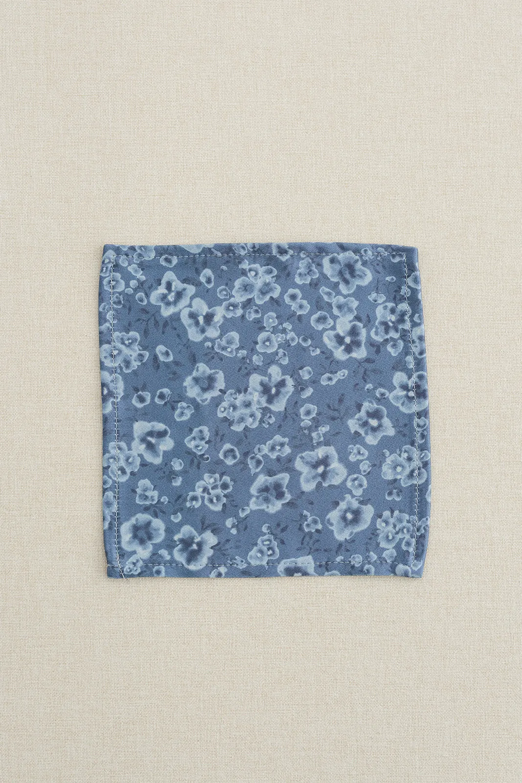 Kids Satin Floral Print Pocket Square | Made To Order