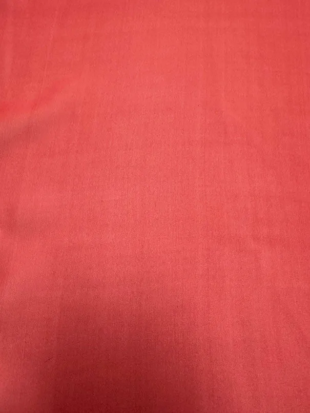 Light Red Woven Silk Chiffon Fabric