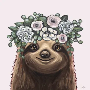 LK175 - Floral Sloth - 12x12