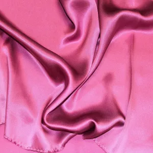 Magenta Pink Silk Charmeuse Fabric