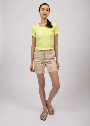 Marie Bermuda shorts - in cotton gabardine (PLAGE)