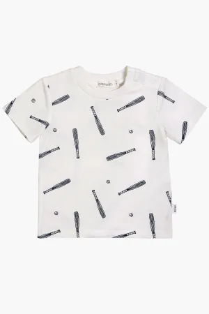 Miles Baby Batter Baby Boy T-Shirt (Size 12M left)