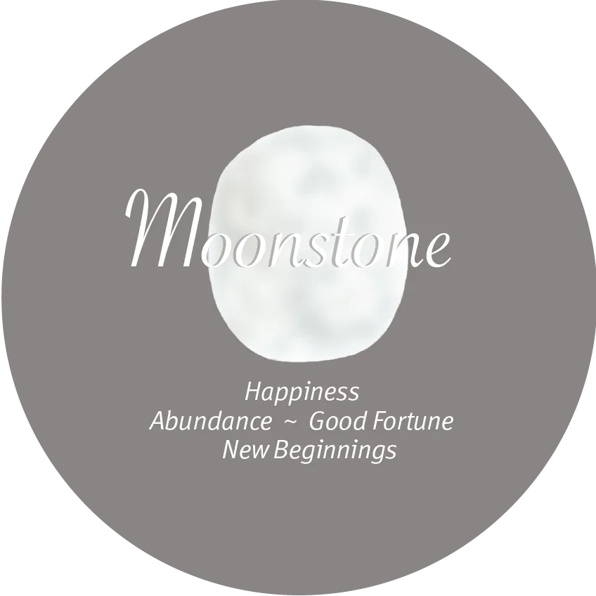 Moonstone Round Crystal Element