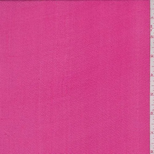 Raspberry Hammered Silk Chiffon Fabric