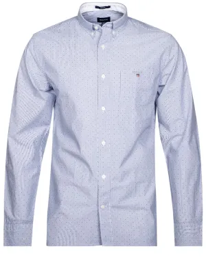 Regular Banker Dot Buttondown College Blue