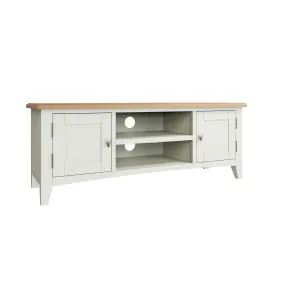 Salisbury Pure White TV Unit Large 120 x 38 x 45 cm