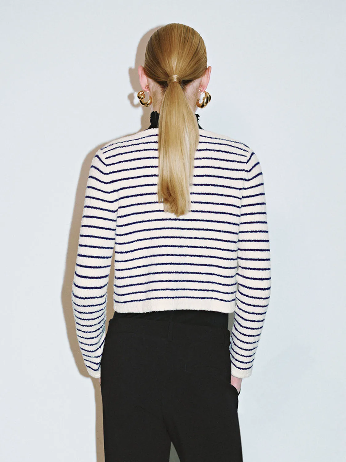 Striped Knitted Cardigans