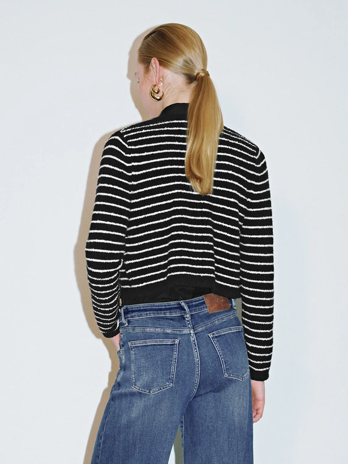 Striped Knitted Cardigans