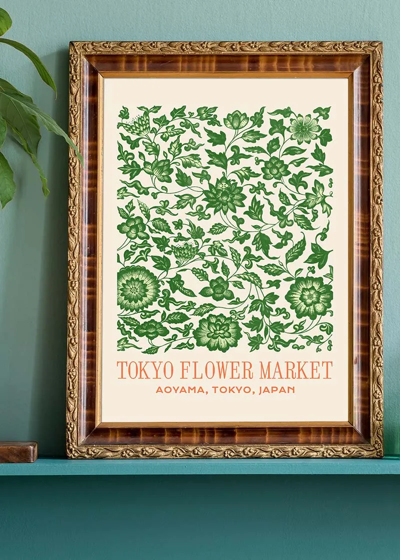 Tokyo Flower Market Print