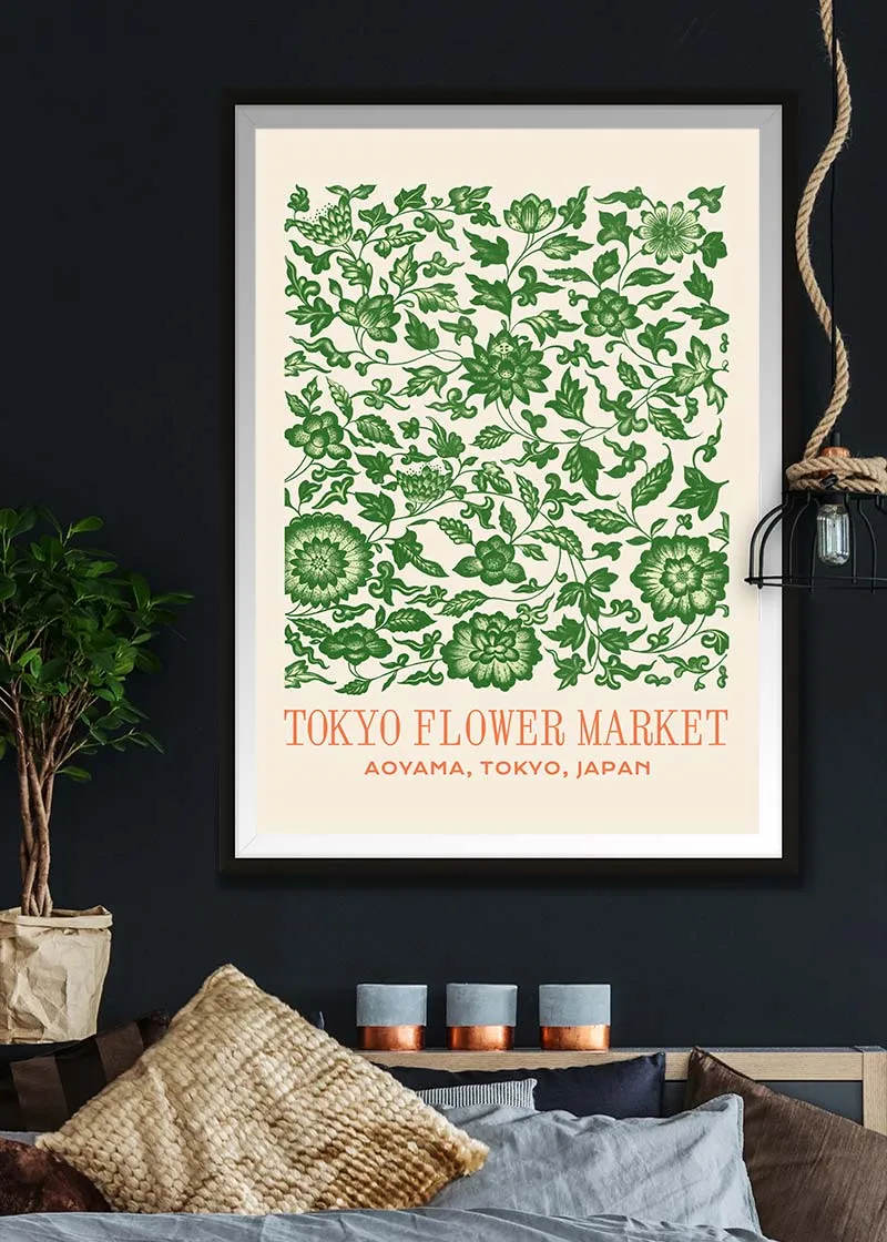 Tokyo Flower Market Print