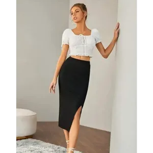 Trendy Stylish Cotton High Rise Skirts For Women