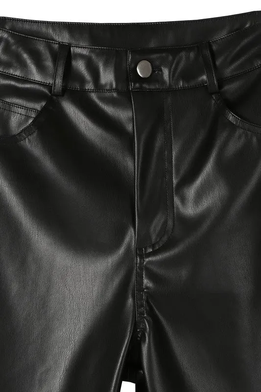 Vegan leather pants  - Online Exclusive