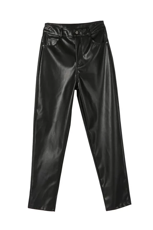 Vegan leather pants  - Online Exclusive