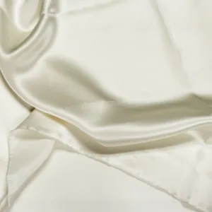 White Silk Charmeuse Fabric