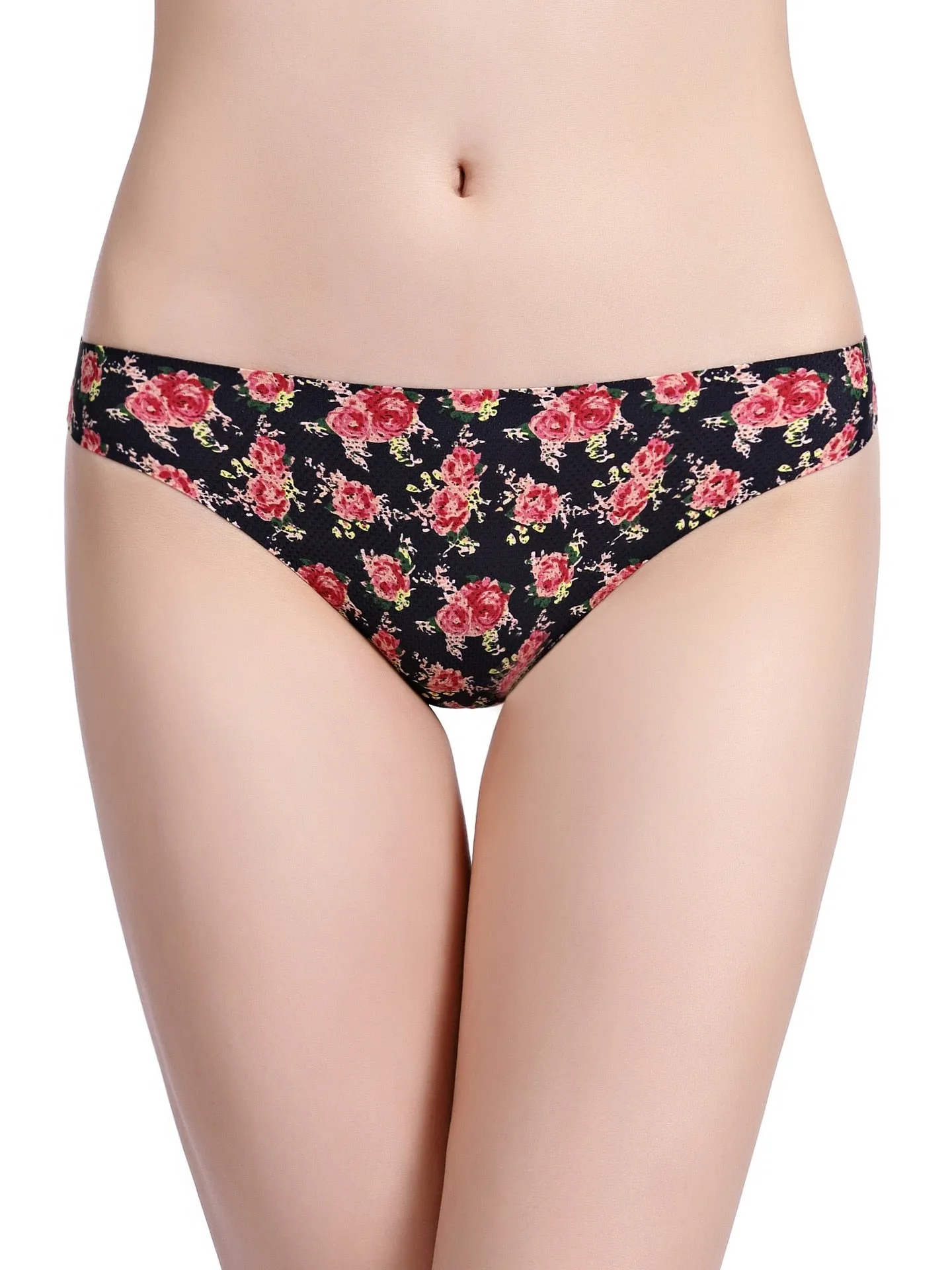 Women's Floral Print Thong