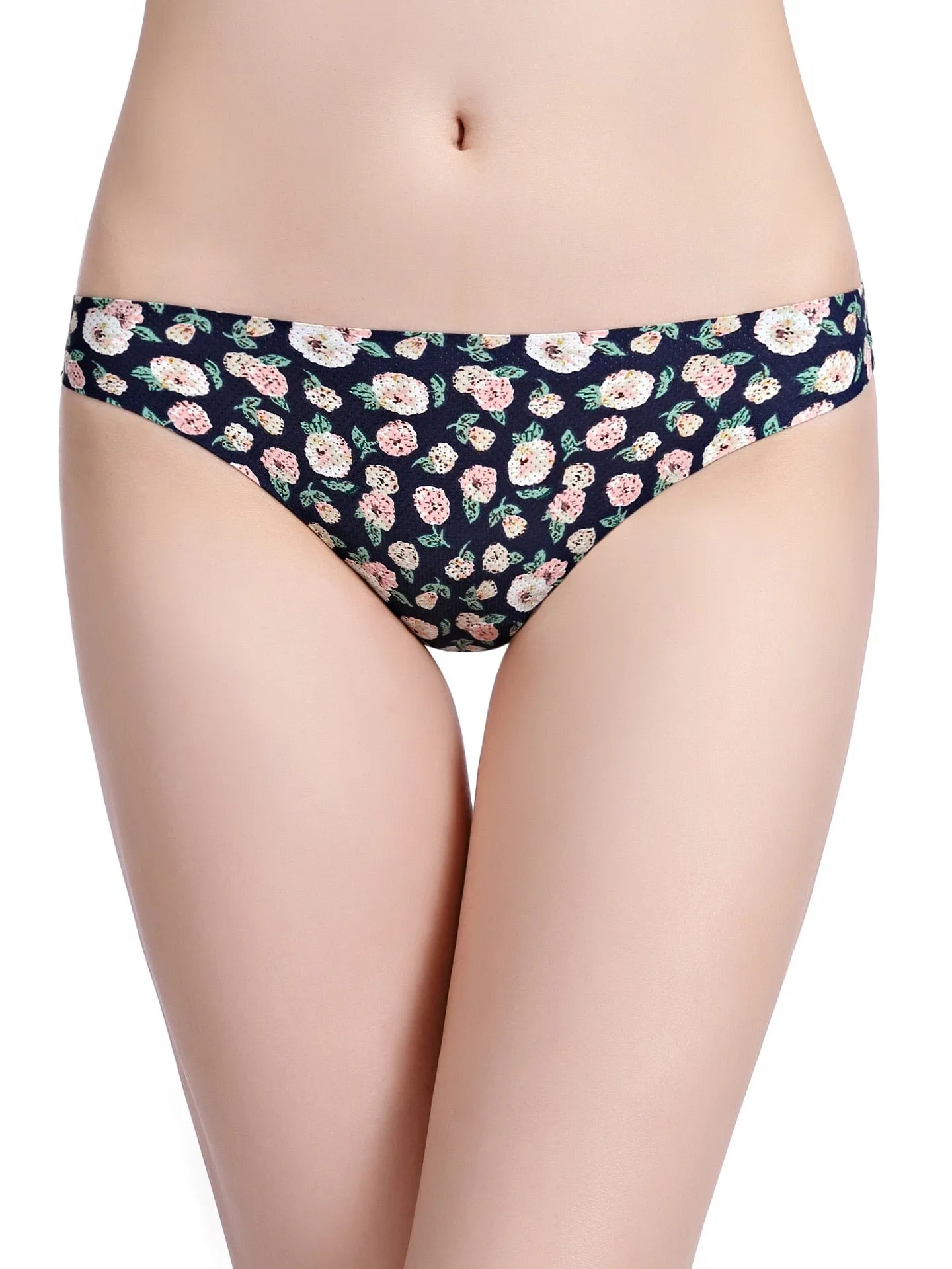 Women's Floral Print Thong