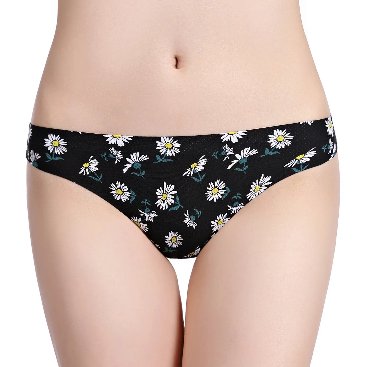 Women's Floral Print Thong