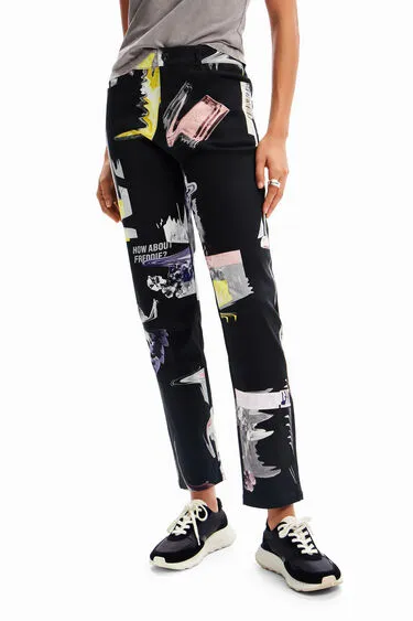 York print Pant